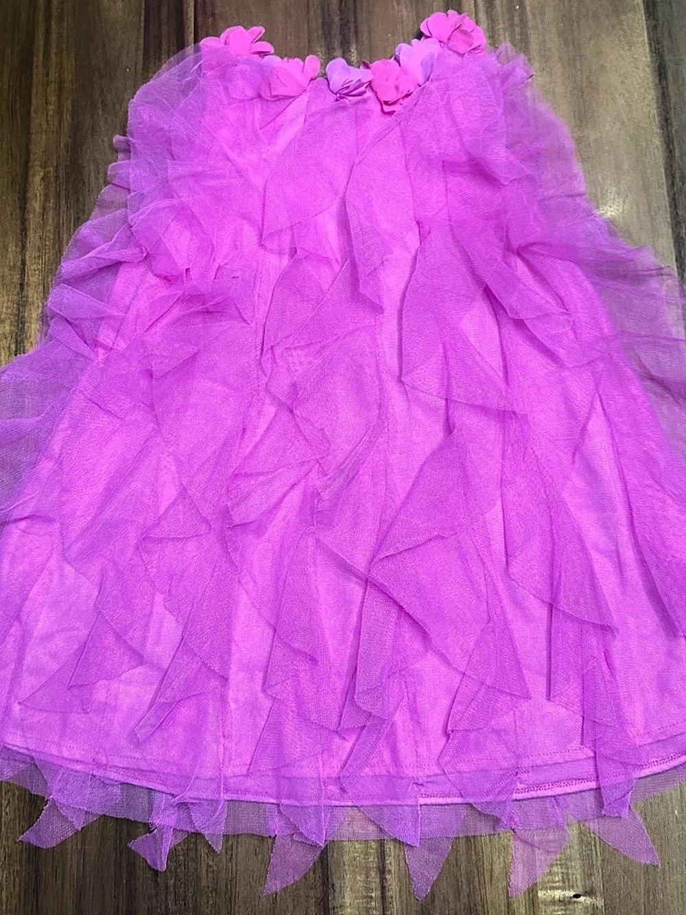 American Girl Pink Ruffle Tulle Party Dress Pink Girls 5